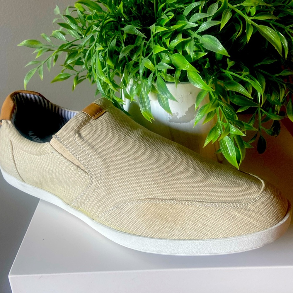 Steve Madden 13M Beige Slip-on Shoes - never worn!
